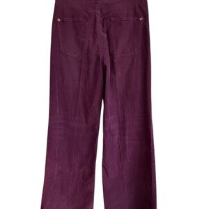 Anthropologie Pilcro Wine Corduroy Pants  NWT size 28